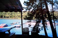 boat dock and swim area